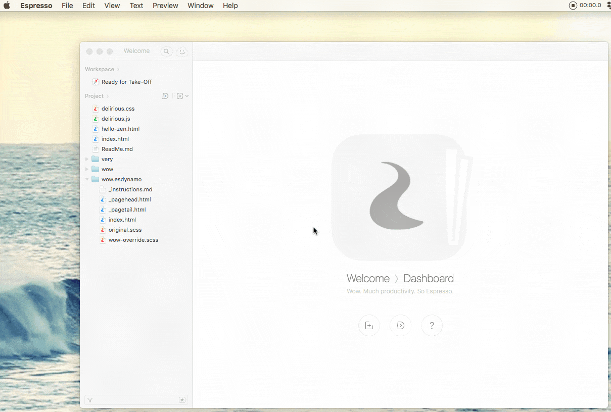 Espresso on setapp the web editor for mac